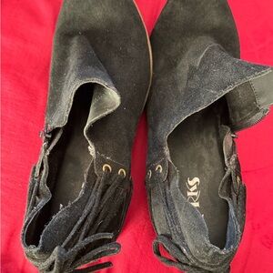 Kork-Ease Black Ankle Boots